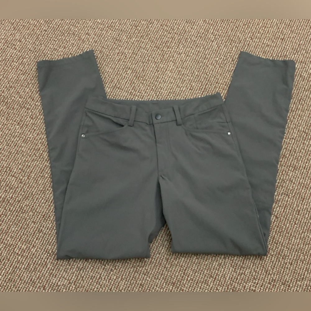 Men’s 32 Lululemon Athletica ABC Warpstream Grey Technical Hybrid Active Pants